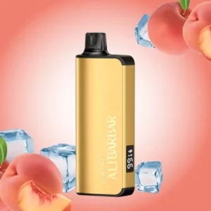 alibarbar ingot 9000 puffs – peach ice vape.webp