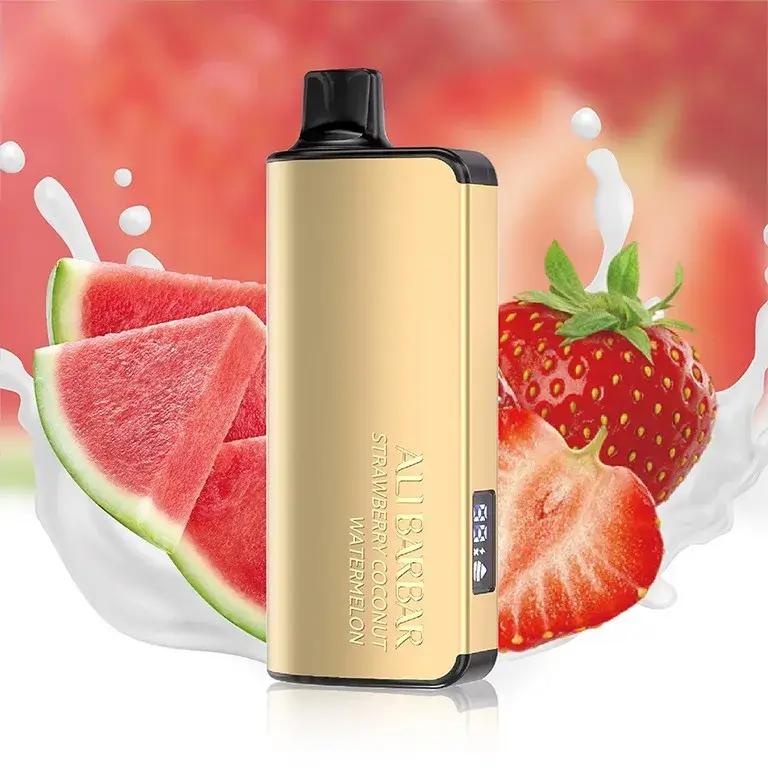 alibarbar ingot 9000 puffs – strawberry watermelon vape.webp