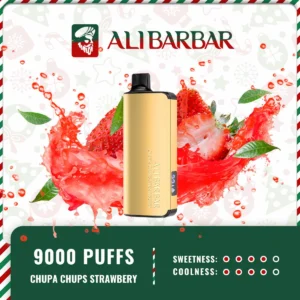alibarbar ingot 9000 puffs chupa chups strawberry25.webp