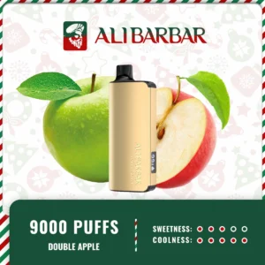alibarbar ingot 9000 puffs double apple35.webp