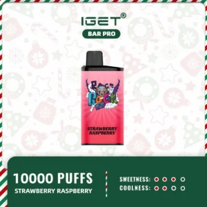 iget bar pro strawberry raspberry 10000 puffs iget bars australia15.webp