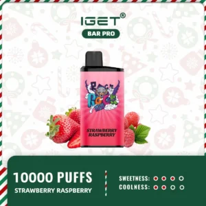 iget bar pro strawberry raspberry 10000 puffs iget bars australia16.webp