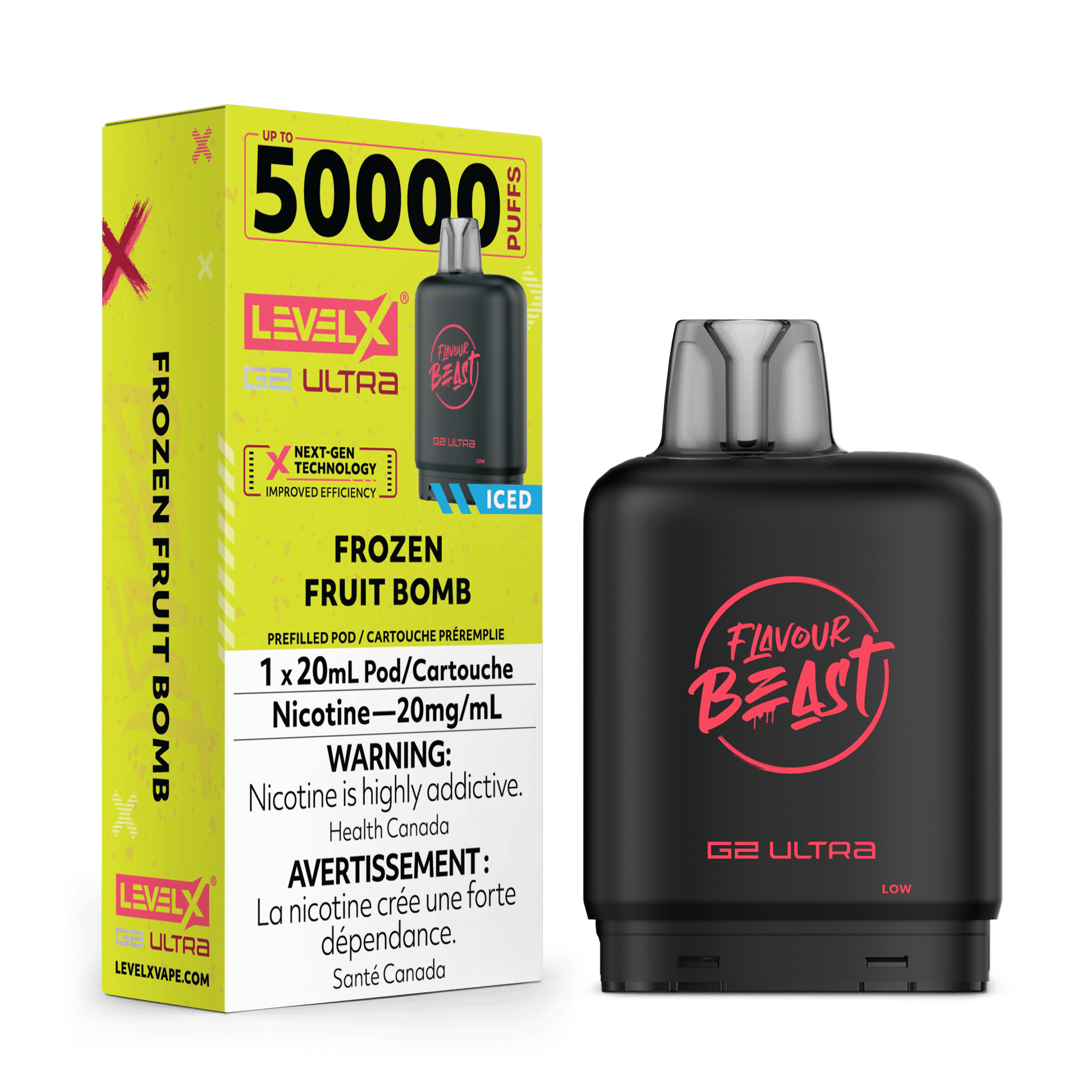 levelx boost g2 flavourbeast pod apr2025 render fam 20mg frozenfruitbomb.png levelx boost g2 flavourbeast pod apr2025 render fam 20mg frozenfruitbomb.png