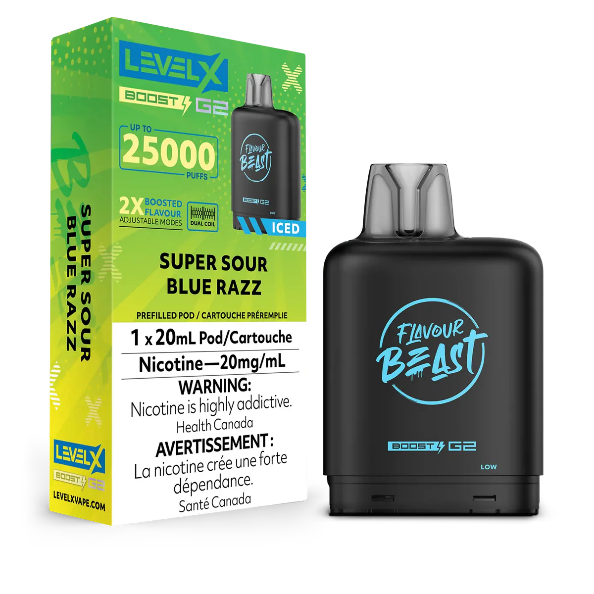 levelx boost g2 flavourbeast pod jul2024 render fam 20mg supersourbluerazz.webp levelx boost g2 flavourbeast pod jul2024 render fam 20mg supersourbluerazz.webp