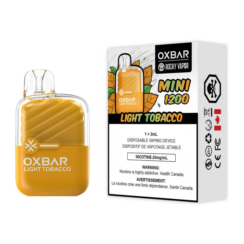 light tobacco oxbar mini disposable.webp light tobacco oxbar mini disposable.webp