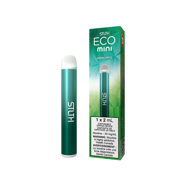 stlth eco mini disposable green apple.webp stlth eco mini disposable green apple.webp