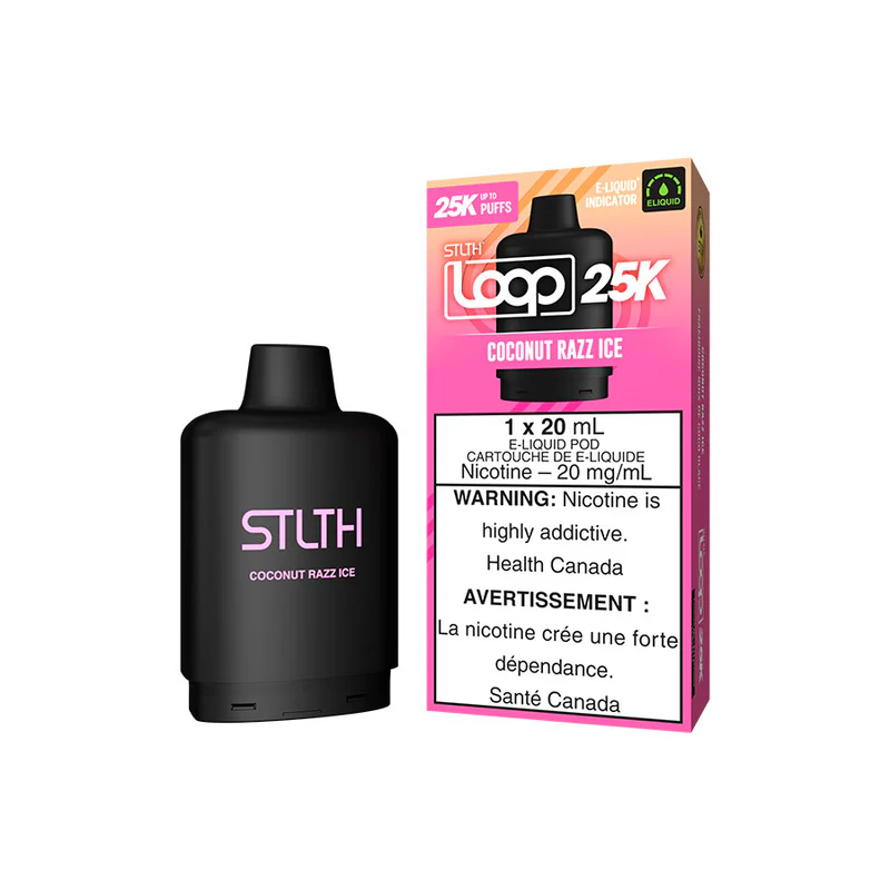 stlth loop 25k pod coconut razz ice.webp stlth loop 25k pod coconut razz ice.webp