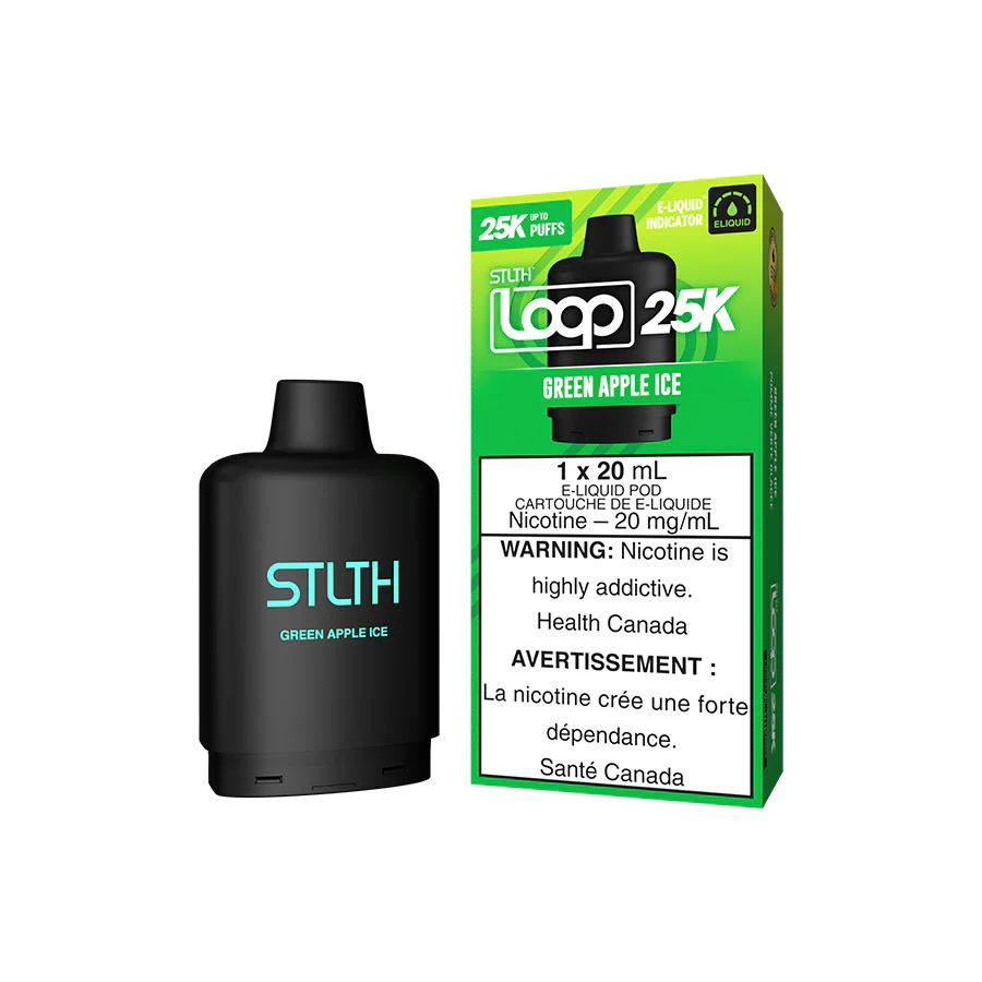 stlth loop 25k pod green apple ice.webp stlth loop 25k pod green apple ice.webp