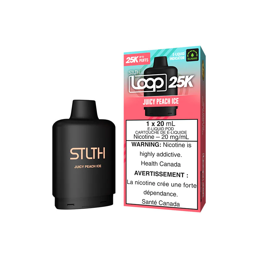 stlth loop 25k pod juicy peach ice.webp stlth loop 25k pod juicy peach ice.webp