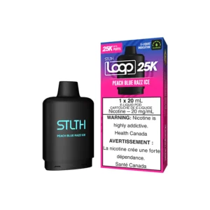 stlth loop 25k pod peach blue razz ice.webp