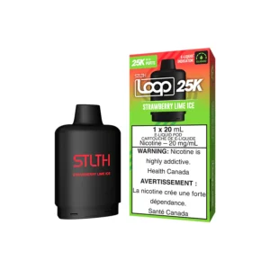 stlth loop 25k pod strawberry lime ice.webp