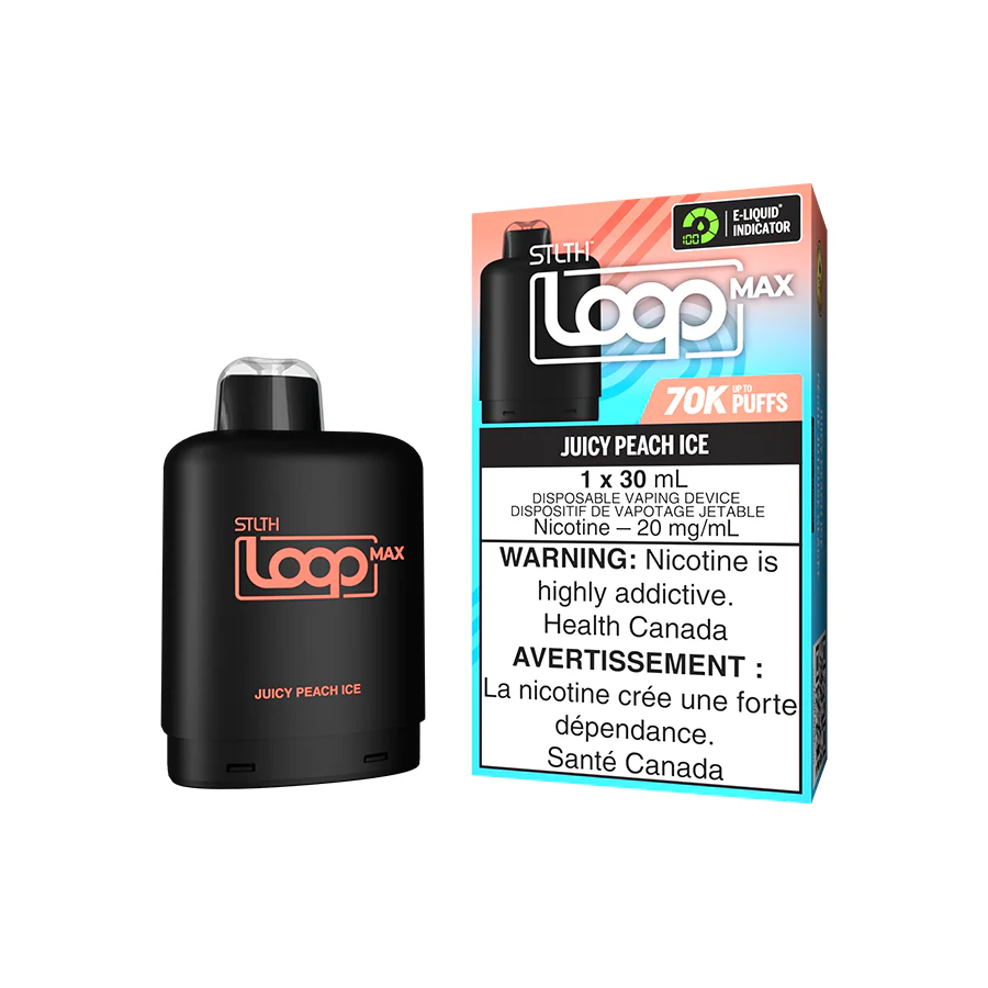 stlth loop max pod pack juicy peach ice.webp stlth loop max pod pack juicy peach ice.webp