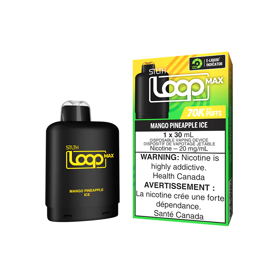 stlth loop max pod pack mango pineapple ice.webp stlth loop max pod pack mango pineapple ice.webp