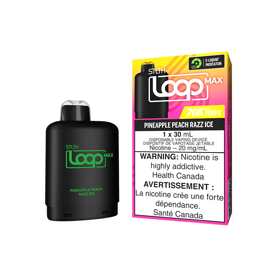 stlth loop max pod pack pineapple peach razz ice.webp stlth loop max pod pack pineapple peach razz ice.webp