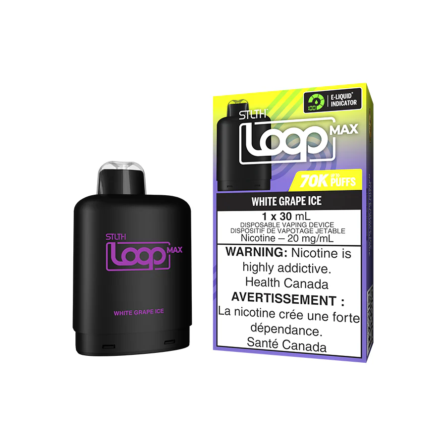 stlth loop max pod pack white grape ice.webp stlth loop max pod pack white grape ice.webp