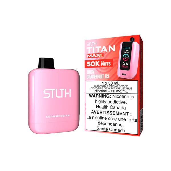 stlth titan max disposable juicy grapefruit ice.webp stlth titan max disposable juicy grapefruit ice.webp