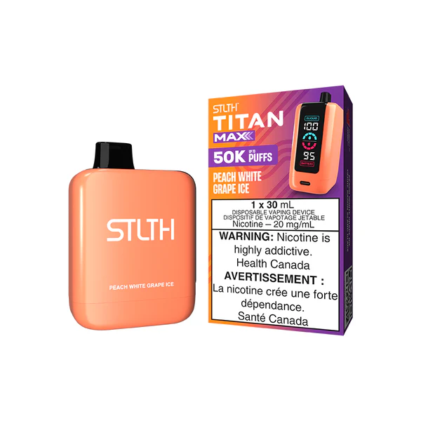 stlth titan max disposable peach white grape ice.webp stlth titan max disposable peach white grape ice.webp