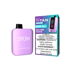 stlth titan max disposable white grape melon ice.webp