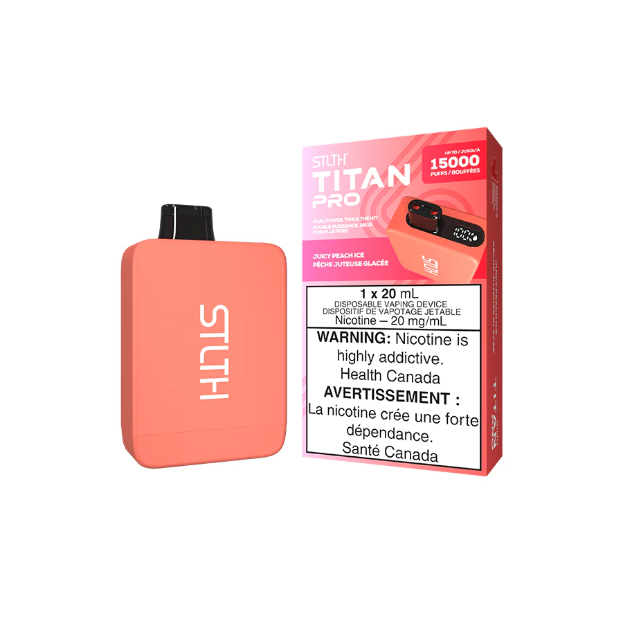 stlth titan pro disposable juicy peach ice.webp stlth titan pro disposable juicy peach ice.webp