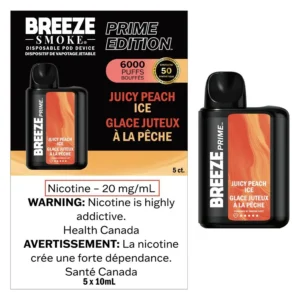 juicypeachice disposable qualityvapes canada bc alberta quebec toronto breezedisposable 1.webp
