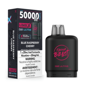 levelx g2 ultra flavourbeast pod aug2025 render fam 20mg blueraspberrycherry 1.webp