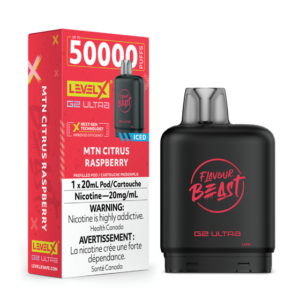 levelx g2 ultra flavourbeast pod aug2025 render fam 20mg mtncitrusraspberry 1.webp