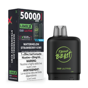 levelx g2 ultra flavourbeast pod aug2025 render fam 20mg watermelonstrawberrykiwi 1.webp
