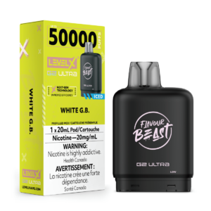 levelx g2 ultra flavourbeast pod aug2025 render fam 20mg whiteg b 1.webp