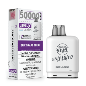 levelx g2 ultra unleashed pod jul2025 render fam exs 20mg epicgrapeberry 1.webp