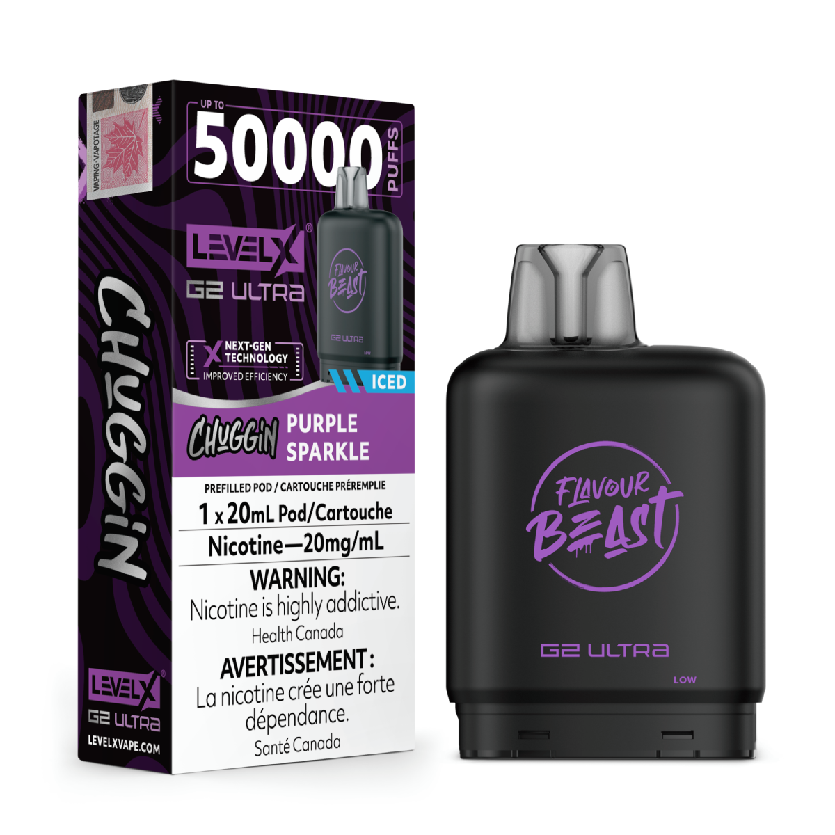 levelx boost g2 ultra flavourbeast pod apr2025 render fam exs 20mg purplesparkle 2.webp levelx boost g2 ultra flavourbeast pod apr2025 render fam exs 20mg purplesparkle 2.webp