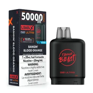 levelx boost g2 ultra flavourbeast pod apr2025 render fam 20mg banginbloodorange.webp