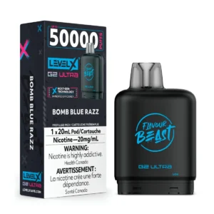 levelx boost g2 ultra flavourbeast pod apr2025 render fam 20mg bombbluerazz.webp