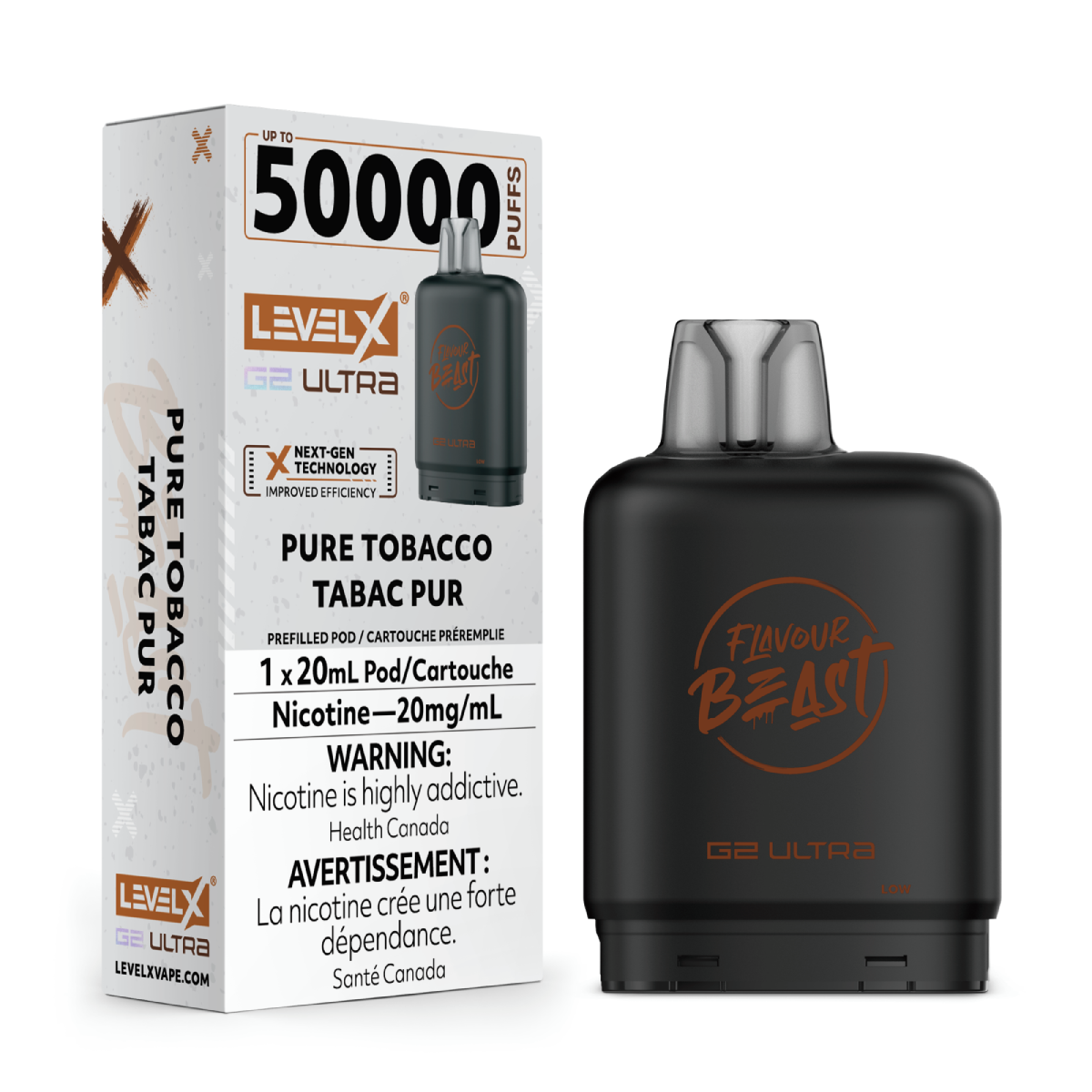 levelx boost g2 ultra flavourbeast pod apr2025 render fam 20mg puretobacco 1.webp levelx boost g2 ultra flavourbeast pod apr2025 render fam 20mg puretobacco 1.webp
