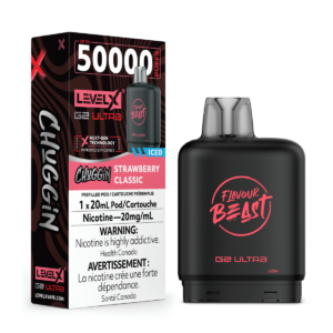 levelx boost g2 ultra flavourbeast pod apr2025 render fam 20mg strawberryclassic 1.webp