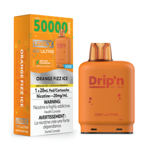 levelx boost g2 dripn pod may2025 render fam 20mg orangefizzice.webp