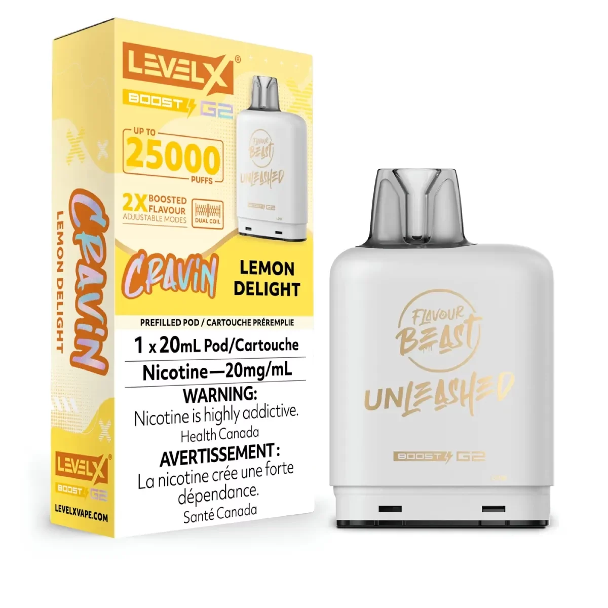 levelx boost g2 fb unleashed pod aug2024 render fam 20mg lemondelight 1200x1200 3 square.webp levelx boost g2 fb unleashed pod aug2024 render fam 20mg lemondelight 1200x1200 3 square.webp