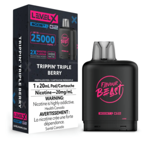 levelx boost g2 flavourbeast pod jul2024 render fam 20mg trippintripleberry.psd.webp