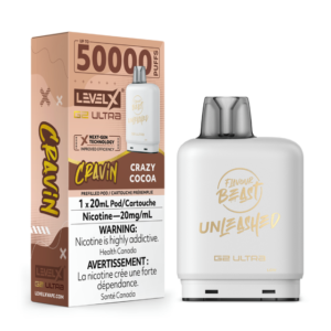 levelx boost g2 unleashed pod may2025 render fam 20mg crazycocoa 1.webp