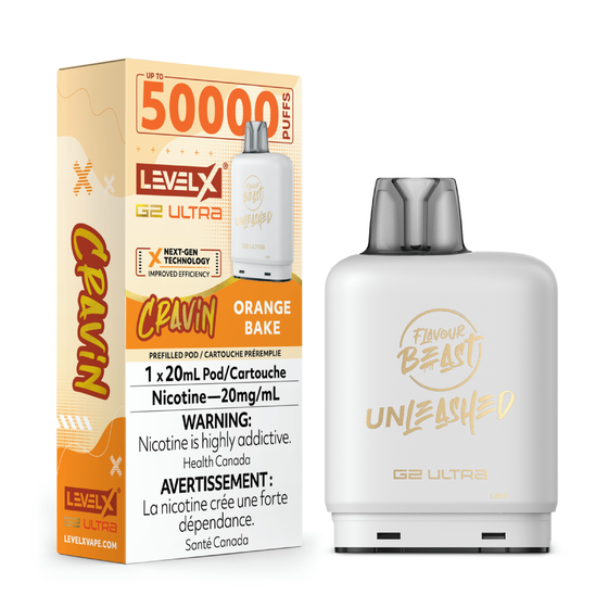 levelx boost g2 unleashed pod may2025 render fam 20mg orangebake 1.webp levelx boost g2 unleashed pod may2025 render fam 20mg orangebake 1.webp