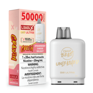 levelx boost g2 unleashed pod may2025 render fam 20mg strawberrycheesedelight 1.webp