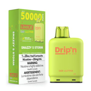 levelx g2 ultra dripn pod jul2025 render fam 20mg snazzysstorm 1.webp